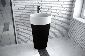 BESCO UMYWALKA WOLNOSTOJĄCA UNIQA B&W