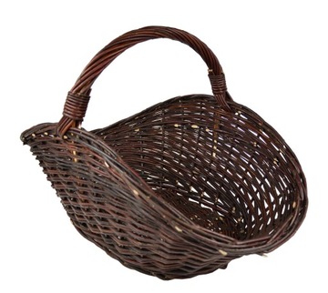 Wiklinowy KOSZ NA PIKNIK koszyk do kominka DUŻY XL