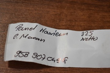 IDEÁLNÍ PANEL PŘEPÍNAČ VENTILACE PORSCHE MACAN 1