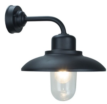 Lampa KINKIET ZEWNĘTRZNY LOFT 1xE27 LED Czarny Oprawa elewacyjna Bard IP44
