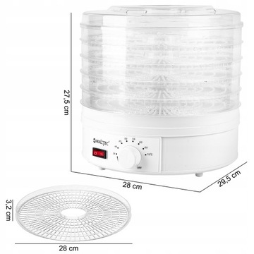 БОЛЬШАЯ СУШИЛКА ДЛЯ ПИЩЕВЫХ ПИЩЕВ МОЩНАЯ, ЭФФЕКТИВНАЯ, ЭКОНОМИЯ 500 ВТ