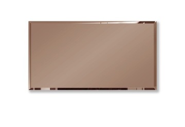 Kafelek lustrzany brązowy Płytki lustrzane na ścianę BRONZE 10x30 faza