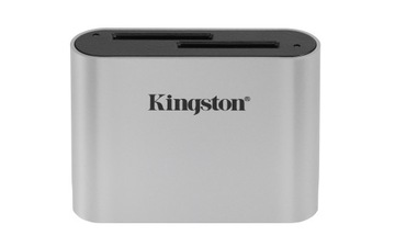 Kingston Technology Workflow SD Reader Czarny, Srebrny