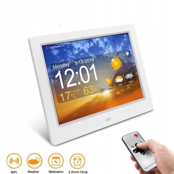 WIRELESS WEATHER STATION DATA WIFI CLOCK
