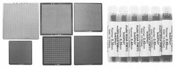 SITO SITA UNIWERSALNE BGA 6szt +ZESTAW KULEK 6x10k