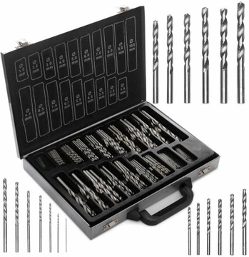 СВЕРЛА ПО МЕТАЛЛУ НАБОР СВЕРЛ 170 HSS