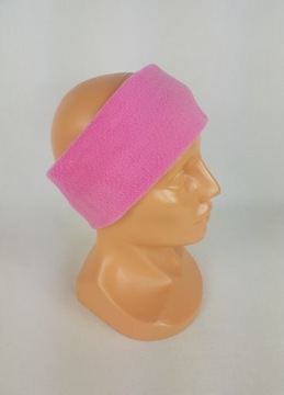 518 OPASKA z polaru polarowa szer. 8 cm ROŻOWA