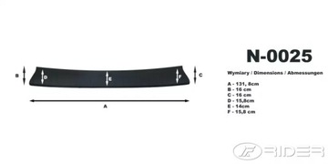 CITROEN BERLINGO 2008-2018 VRSTVA NA NÁRAZNÍK