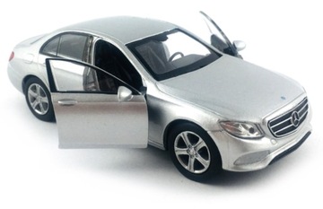 MERCEDES BENZ E-CLASS MODEL METAL WELLY 1:34 SREBRNY