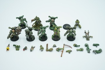 Warhammer 40k Death Guard Plague Marines zestaw 9 figurek