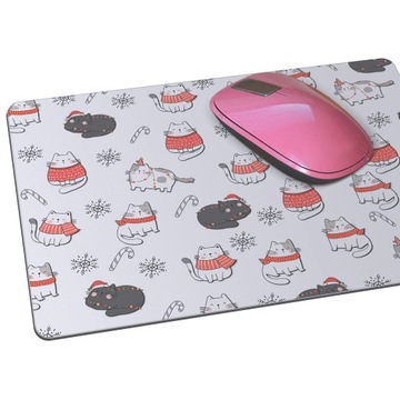 Mousepad podkładka pod myszkę mysz KOT KOTY święta