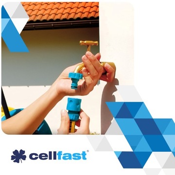 Шланг с соединительным краном и резьбой GW 3/4 Соединительная резьба IDEAL CELLFAST 3/4 дюйма