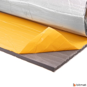 FOAM MAT АЛЮМИНИЕВАЯ ЗВУКОВАЯ ФОЛЬГА 2 СМ Звукоизоляция двигателя 20 мм