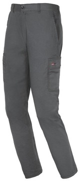 SPODNIE ROBOCZE EASY ISSA STRETCH SZARE XL