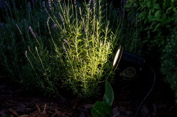 САДОВЫЙ ПОЛЕТ RO-1 GU10 IP65 ЧЕРНЫЙ 92x315мм КАБЕЛЬ 13 см ECO LIGHT