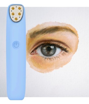 MASAŻER DO OCZU POD OCZY USTA ZAMRSZCZKI MASAŻER NA OCZY WORKI EMS