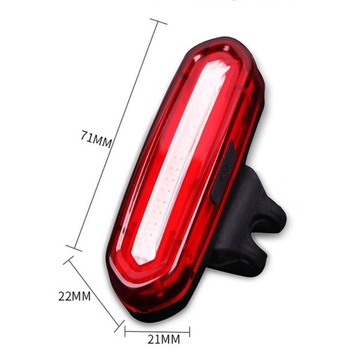 МОЩНЫЙ СВЕТОДИОДНЫЙ ЗАДНИЙ ВЕЛОСИПЕДНЫЙ ФОНАРЬ USB