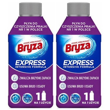 Bryza Płyn do Czyszczenia Pralki EXPRESS 2 X 250ml