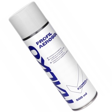 ŚRODEK DO KONSERWACJI PROFILI ZAMKNIĘTYCH 500ML SPRAY WĘŻYK TRANSPARENTNY
