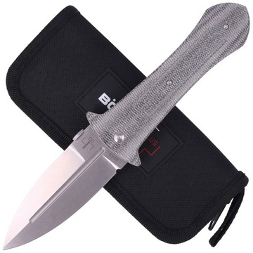 Nóż składany Böker Plus Pocket Smatchet, Gray Micarta Applegate (01BO141)