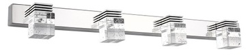 Lampa ścienna chrom kinkiet LED