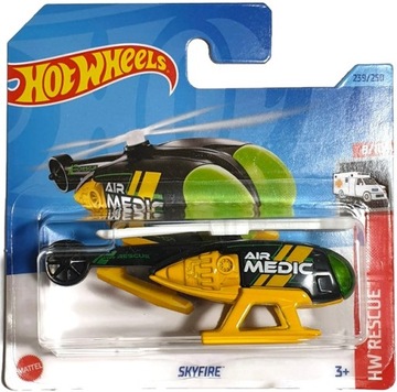 HOT WHEELS SKYFIRE HW RESCUE 2023 HELIKOPTER MEDYCZNY