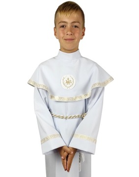 ALBA KOMUNIJNA - UNISEX DLA CHŁOPCA I DZIEWCZYNKI