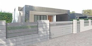 ГЛАДКИЙ ЛЮМИНО ЗАБОР - ДРОГБРУК