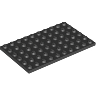 LEGO 3033 Czarna płytka 6x10 303326 1szt