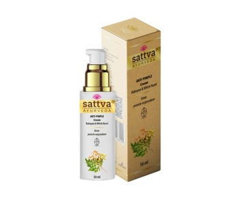 Krem Do Twarzy Przeciw Niedoskonałościom 50 Ml - Sattva (Ayurveda)