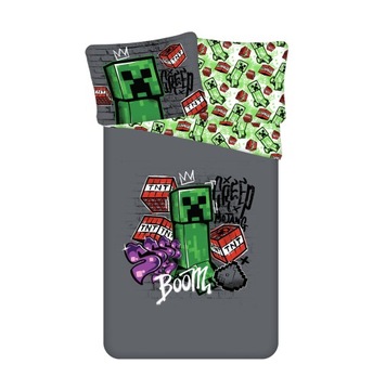 POŚCIEL MINECRAFT 140x200 STEVE CREEPER ENDERMAN