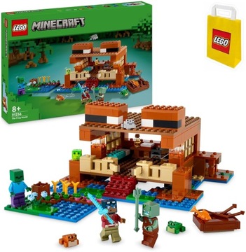 LEGO MAINCRAFT 21256 ŻABI DOMEK ŻABA DOM W KSZTAŁCIE ŻABY ŻABKA MINEKRAFT
