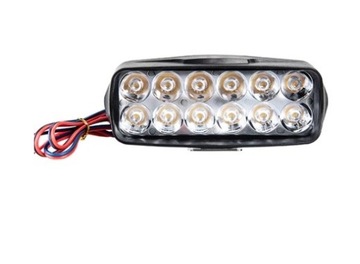 ГАЛОГЕННАЯ ФАРА 12x LED МОТОЦИКЛ QUAD
