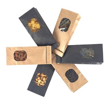 ЧАЙНЫЙ ПАКЕТ С ОКНОМ + ЗАКРЫТКОЙ 50 ШТ.