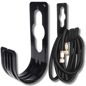 НАСТЕННАЯ ВЕШАЛКА ДЛЯ САДОВОГО ШЛАНГА, ЧЕРНАЯ