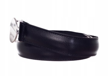 CALVIN KLEIN PASEK DAMSKI CK BELT 25MM BLACK r.85