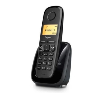 Telefon stacjonarny bezprzewodowy Gigaset A280 CLIP Czarny
