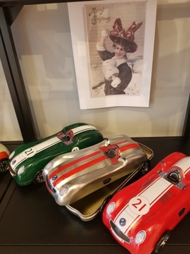 МЕТАЛЛИЧЕСКИЙ КОНТЕЙНЕР АВТОМОБИЛЬНАЯ КОРОБКА 28см ПОДАРОК