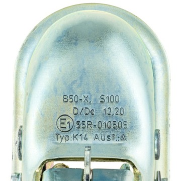 СЦЕПКА KNOTT BALL HITCH 1400 кг ТРУБА с крючком 50 мм