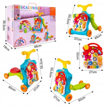 ОБРАЗОВАТЕЛЬНЫЙ НАСТОЛЬНЫЙ САМОКАТ PUSHER WALKER