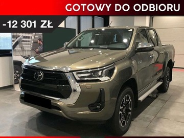 Toyota Hilux VIII Podwójna kabina Facelifting 2.4 D-4D 150KM 2023 Od ręki - Toyota Hilux SR5 2.4 150KM | Tempomat adaptacyjny!