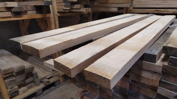 AB Tarcica dębowa sucha, deski dąb czerwony 115x50x1100mm