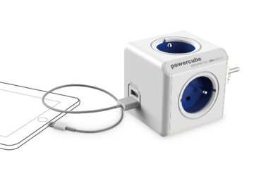 Оригинальный USB-разветвитель PowerCube, красный