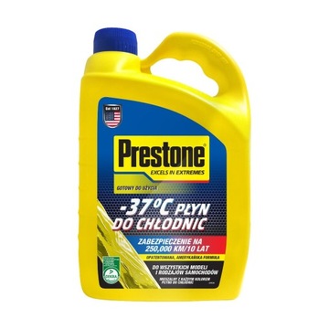 ЖИДКОСТЬ ДЛЯ РАДИАТОРА PRESTONE, СМЕШИВАЕМАЯ, ГОТОВАЯ -37C 4L