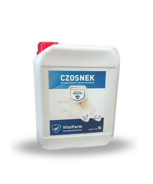 CZOSNEK 5L VitalFarm - dla drobiu, trzody, bydła - naturalna odporność
