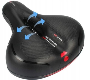 КОМФОРТНОЕ ГЕЛЕВОЕ СИДЕНЬЕ ДЛЯ ВЕЛОСИПЕДА, ГОРОДСКОЙ СПОРТ, ГИБКАЯ ПЕНА