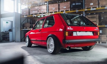 Задняя рулонная шторка в стиле ретро VW Golf 2 Mk2