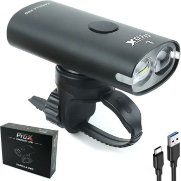 Přední Lampa Prox Kapella Pro 2500Lm, 6400 mAh Usb-c