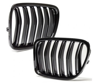 Nerki Grill BMW X1 E84 09-15R Czarny połysk