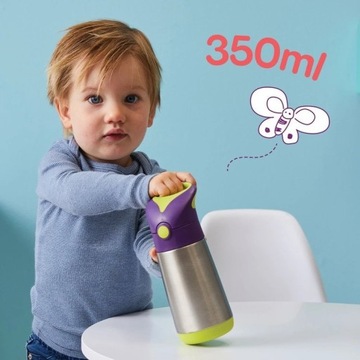 Термобутылка 350 мл Lilac Pop Straw Grip в коробке